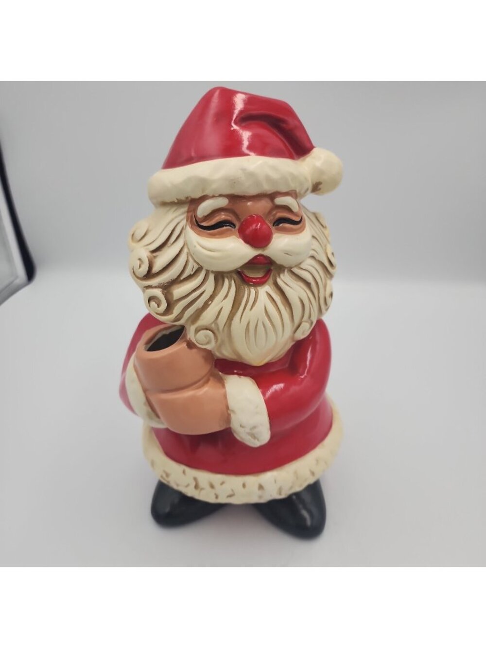 Vintage Ceramic Santa Claus Figure Vintage Large 10" Japan MCM